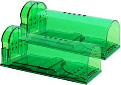No Kill Mouse Traps with Catch and Release